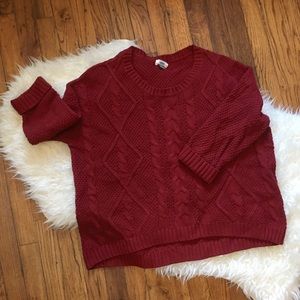 Old Navy Cropped 3/4 sleeve sweater